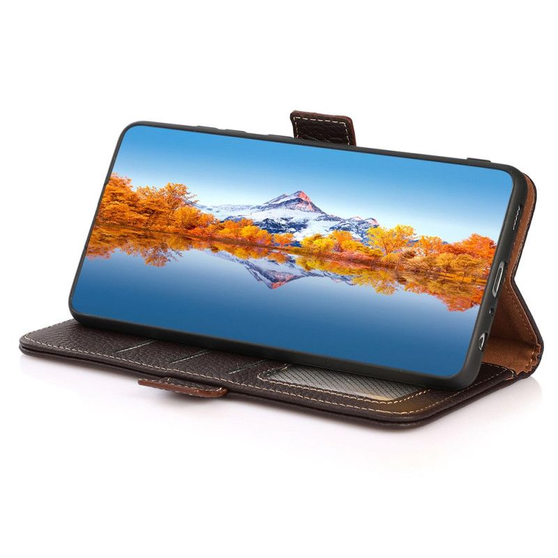 Lederhüllen Für Oneplus 13r Khazneh Leder-rfid-schutz