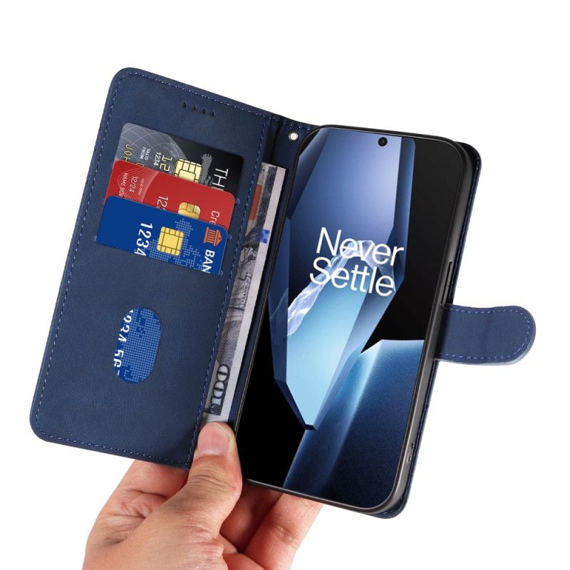 Lederhüllen Für Oneplus 13r Wellenmuster