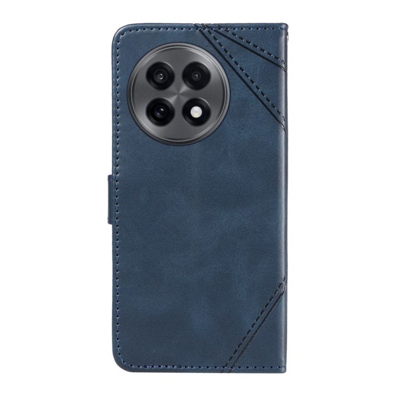 Lederhüllen Oneplus 13r Geometrisches Design