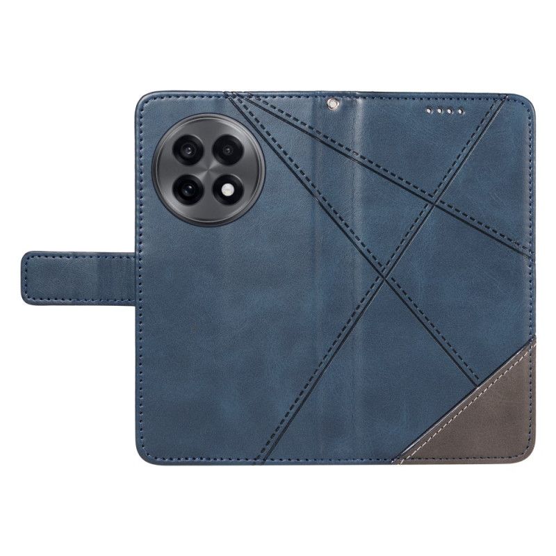 Lederhüllen Oneplus 13r Geometrisches Design