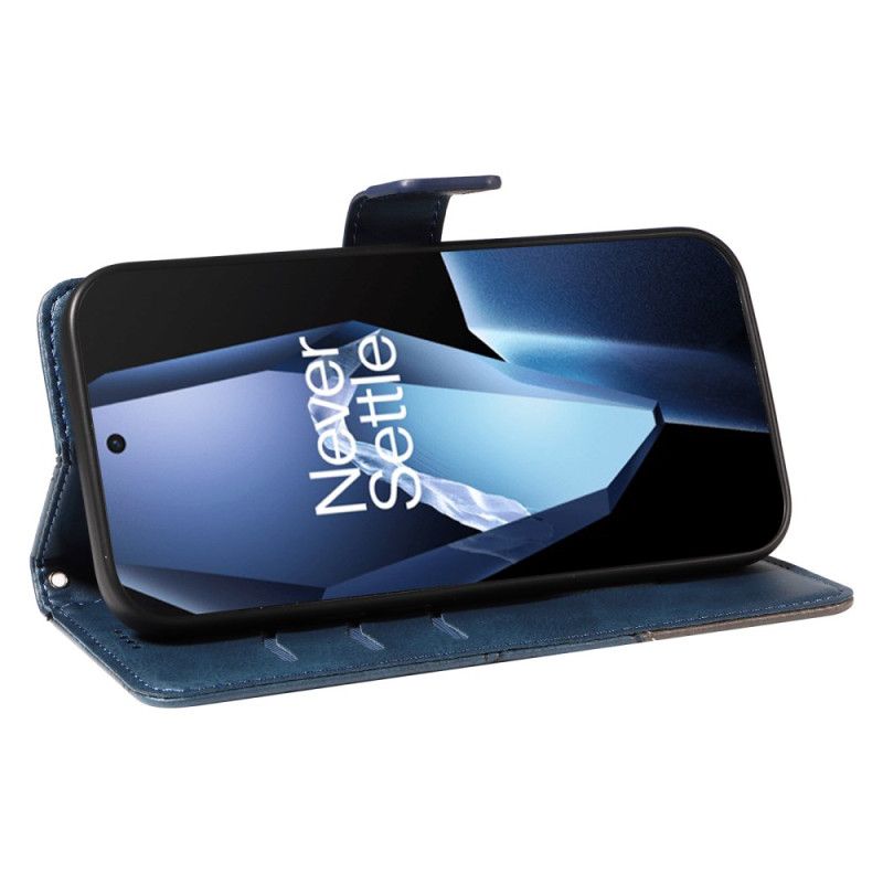 Lederhüllen Oneplus 13r Geometrisches Design