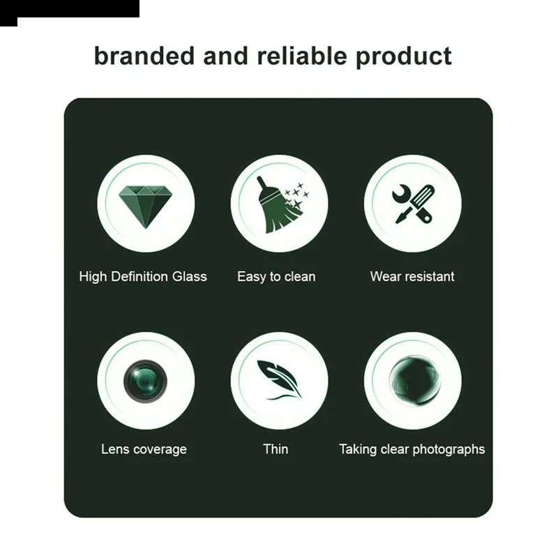 Objektivschutz Aus Gehärtetem Glas Für Oneplus 13r (schwarz)