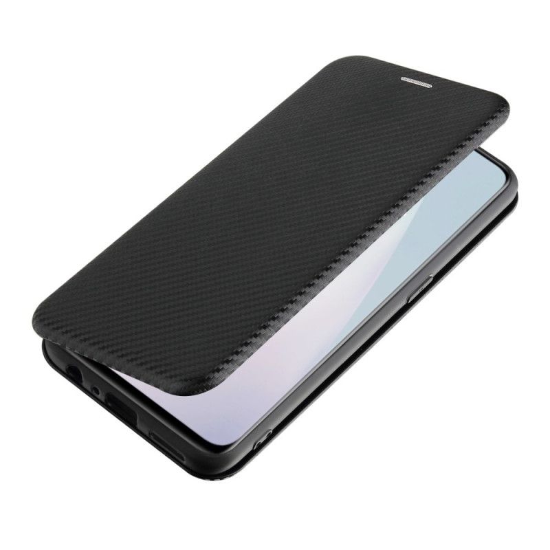 Flip Case OnePlus Nord N10 Schwarz Kohlefaser