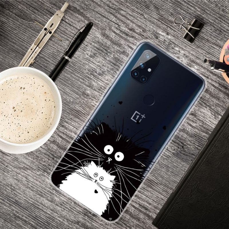 Hülle Für OnePlus Nord N10 Pass Auf Die Katzen Auf