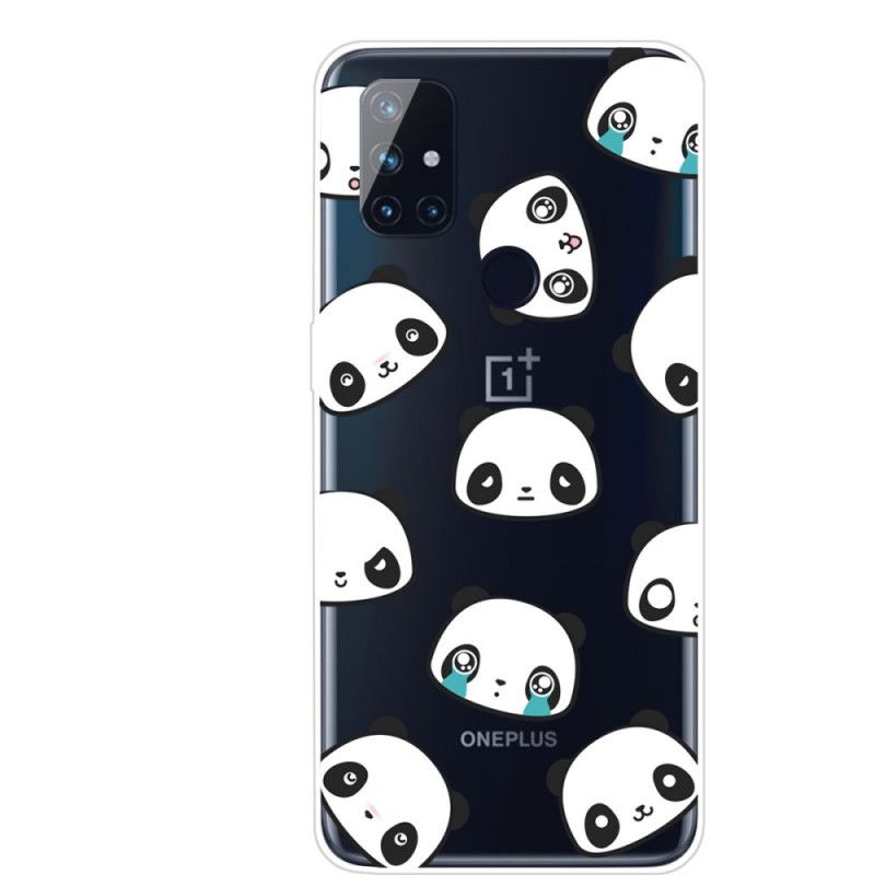 Hülle Für OnePlus Nord N10 Sentimentale Pandas