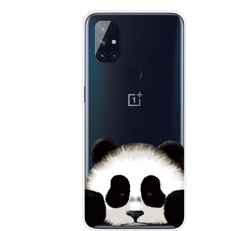 Hülle OnePlus Nord N10 Handyhülle Transparenter Panda