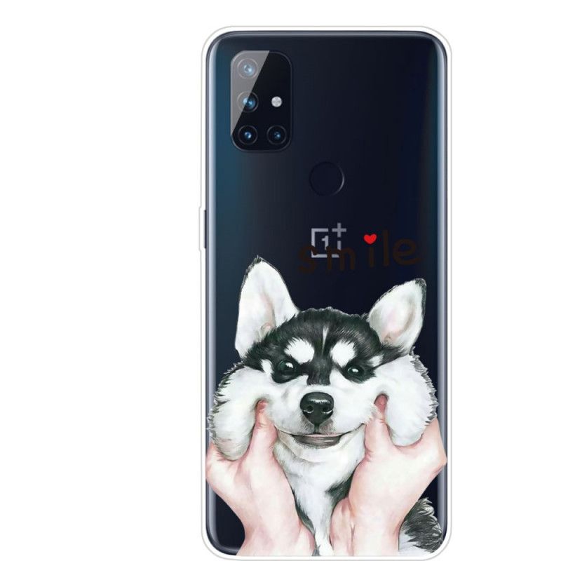 Hülle OnePlus Nord N10 Lächeln Hund