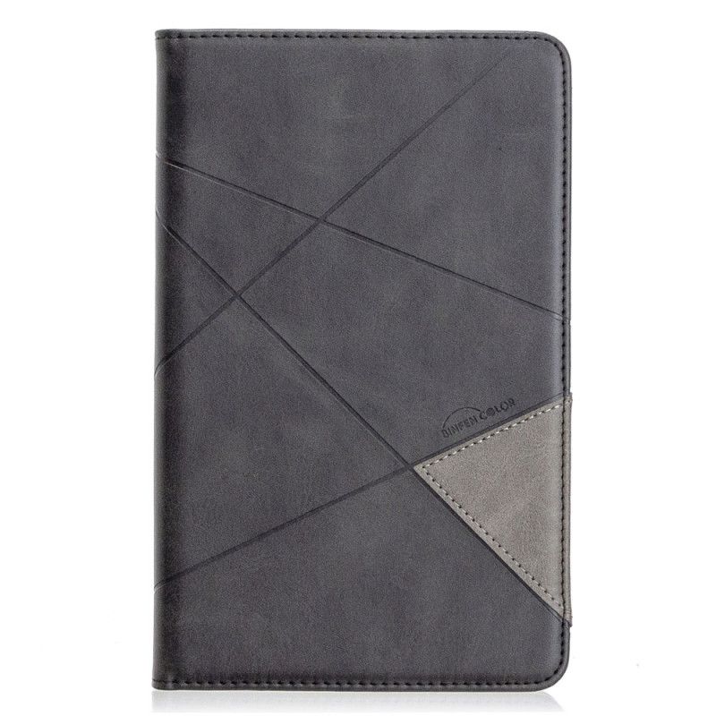 Case Für Samsung Galaxy Tab A 8" (2019) Schwarz Geometrische Formen