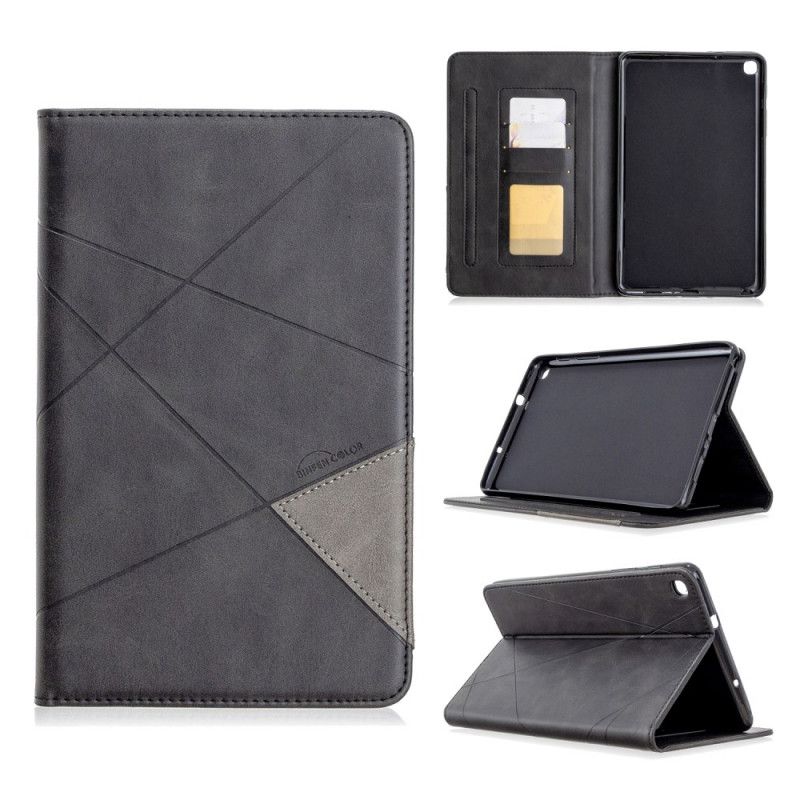 Case Für Samsung Galaxy Tab A 8" (2019) Schwarz Geometrische Formen