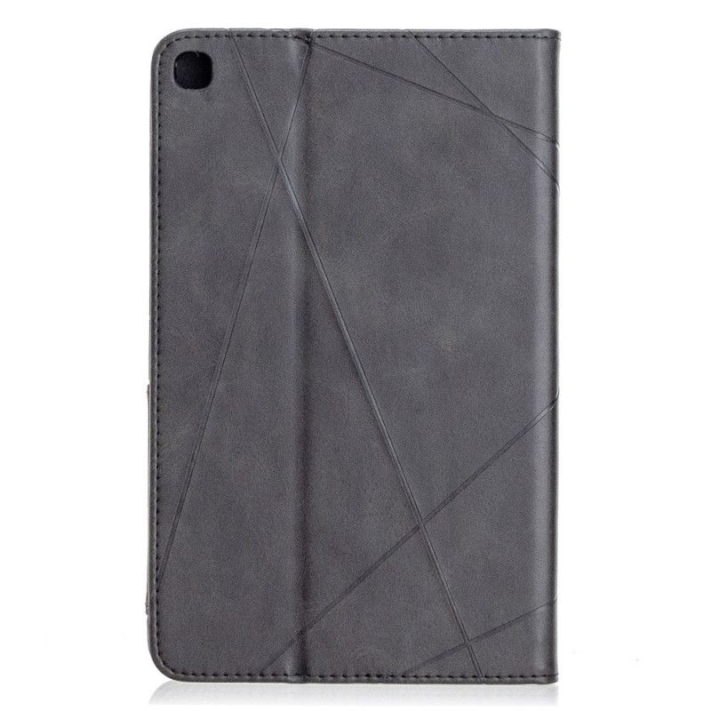 Case Für Samsung Galaxy Tab A 8" (2019) Schwarz Geometrische Formen