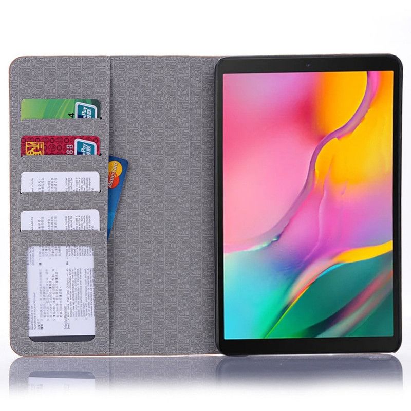 Case Für Samsung Galaxy Tab A 8" (2019) Schwarz Krokodilleder