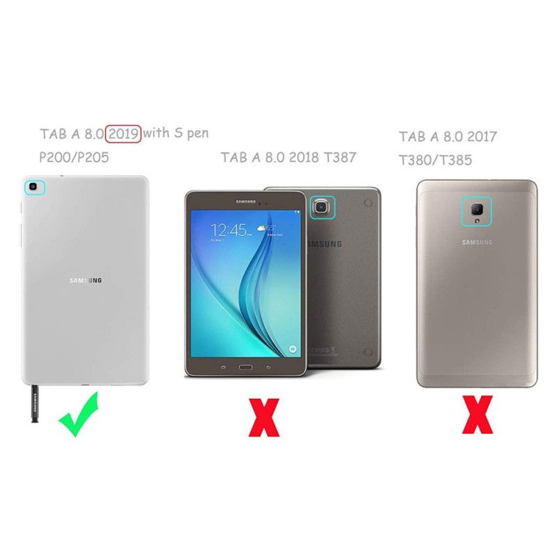 Hülle Samsung Galaxy Tab A 8" (2019) Handyhülle Mattes Silikon