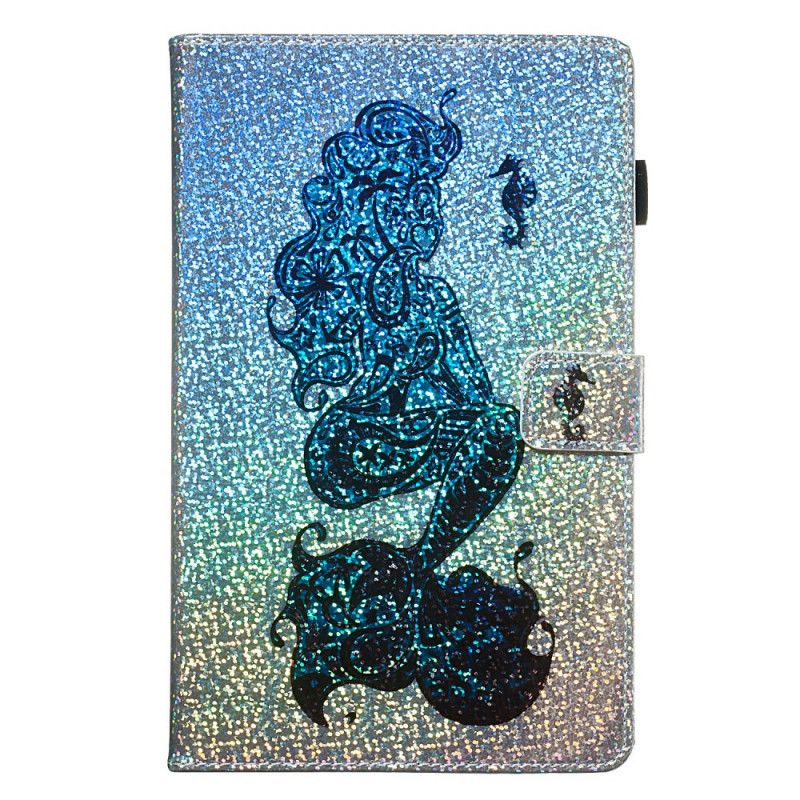 Lederhüllen Für Samsung Galaxy Tab A 8" (2019) Meerjungfrauenglitter