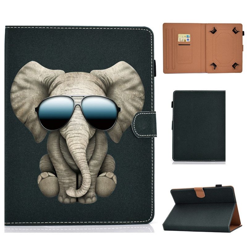 Lederhüllen Samsung Galaxy Tab A 8" (2019) Cooler Elefant