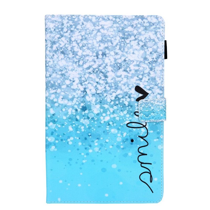 Lederhüllen Samsung Galaxy Tab A 8" (2019) Funkelnde Punkte