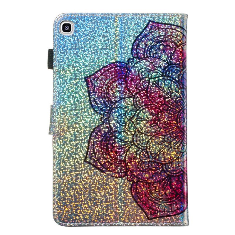 Lederhüllen Samsung Galaxy Tab A 8" (2019) Glitzermandala