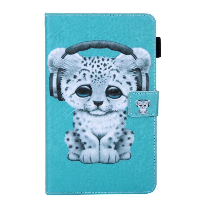 Lederhüllen Samsung Galaxy Tab A 8" (2019) Handyhülle Baby Leopard