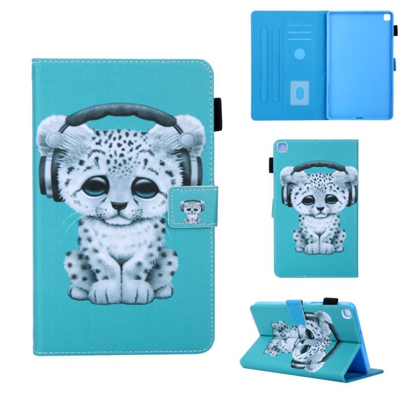 Lederhüllen Samsung Galaxy Tab A 8" (2019) Handyhülle Baby Leopard