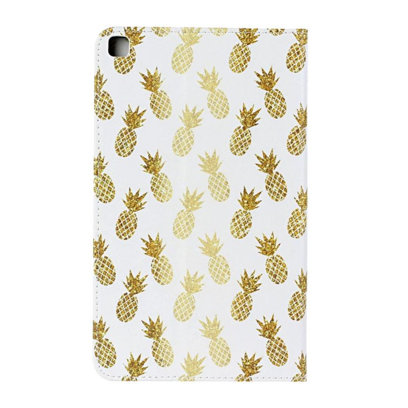 Lederhüllen Samsung Galaxy Tab A 8" (2019) Handyhülle Goldene Ananas