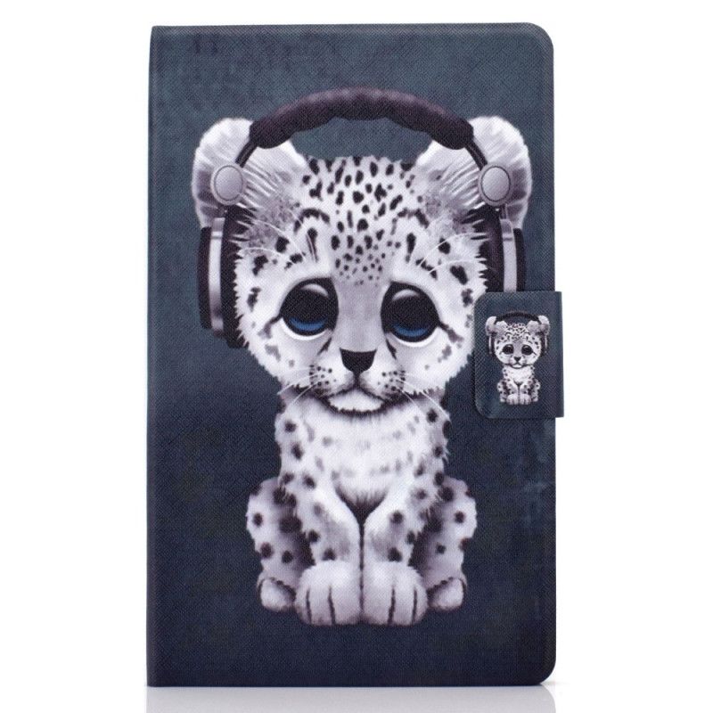 Lederhüllen Samsung Galaxy Tab A 8" (2019) Kleiner Leopard