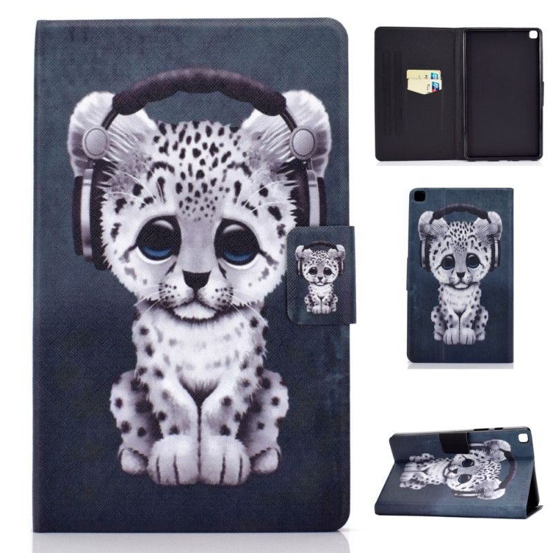 Lederhüllen Samsung Galaxy Tab A 8" (2019) Kleiner Leopard