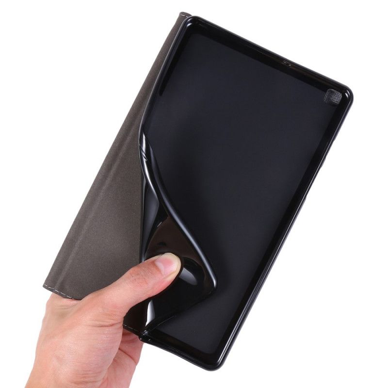 Lederhüllen Samsung Galaxy Tab A 8" (2019) Schwarz Gewebte Textur
