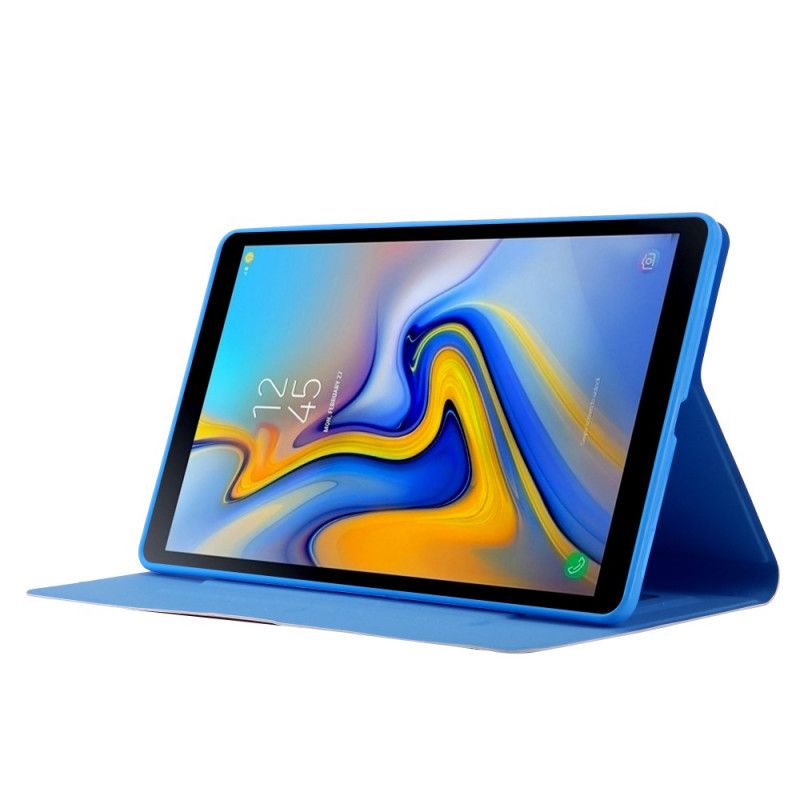 Lederhüllen Samsung Galaxy Tab A 8" (2019) Schwarz Magische Schmetterlingsserie