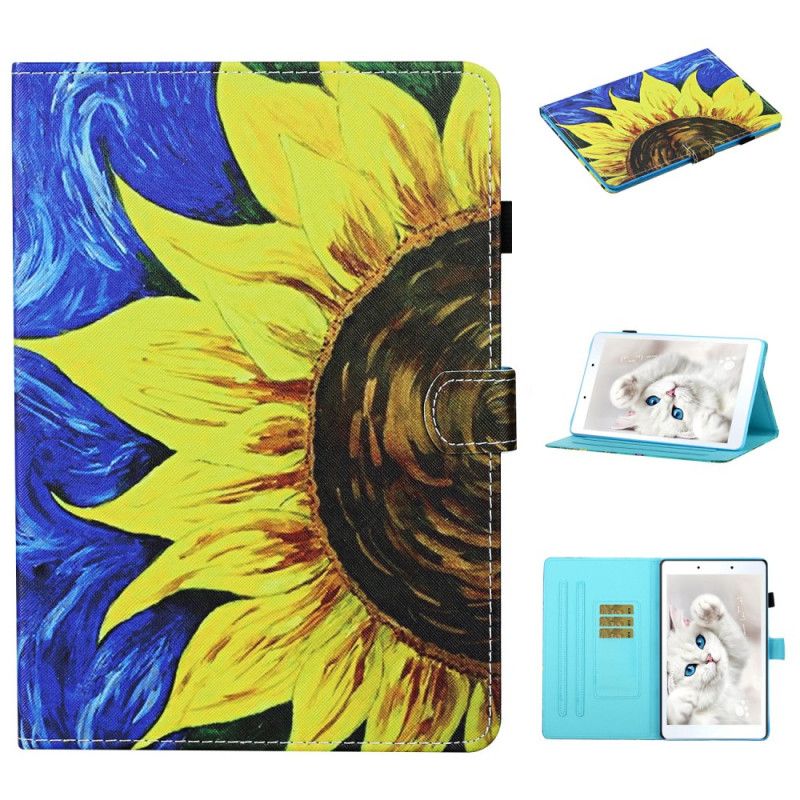 Lederhüllen Samsung Galaxy Tab A 8" (2019) Sonnenblume