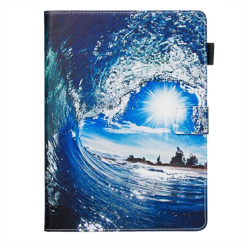 Lederhüllen Samsung Galaxy Tab A 8" (2019) Wasserwelle