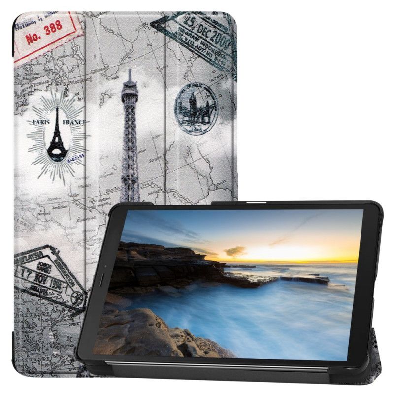 Smart Case Samsung Galaxy Tab A 8" (2019) Retro Eiffelturm