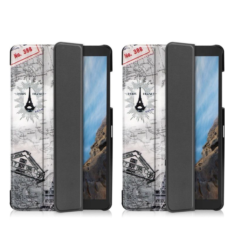 Smart Case Samsung Galaxy Tab A 8" (2019) Retro Eiffelturm