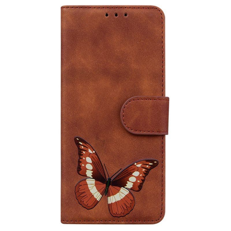 Flip Case Für Google Pixel 6A Vereinigter Schmetterling