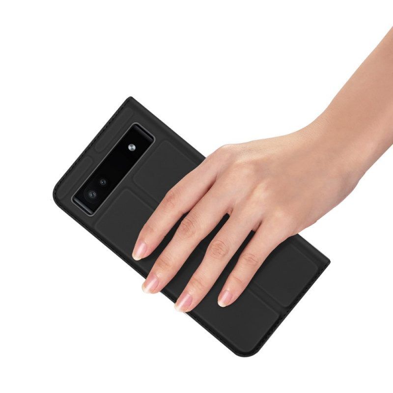 Schutzhülle Für Google Pixel 6A Flip Case Skin Pro Series Dux Ducis