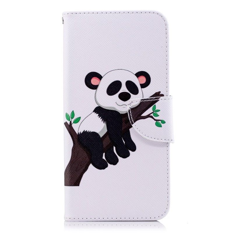 Lederhüllen Für LG G7 ThinQ Fauler Panda