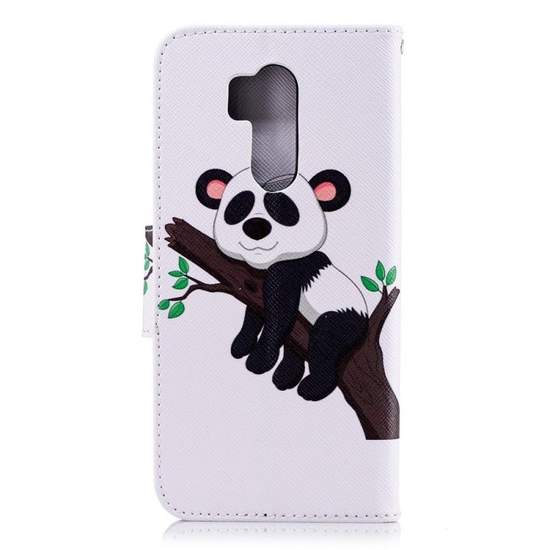 Lederhüllen Für LG G7 ThinQ Fauler Panda