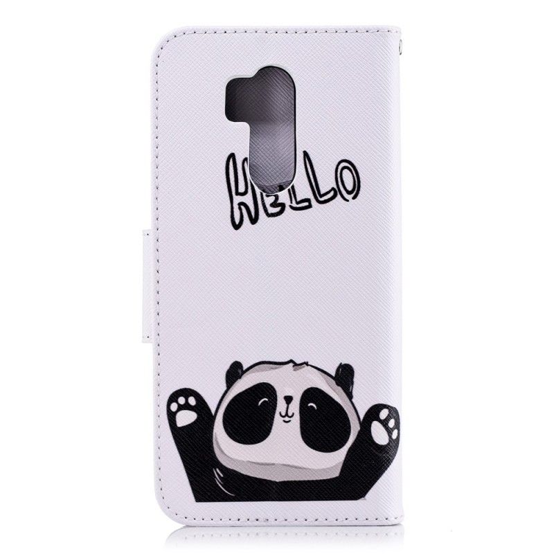 Lederhüllen LG G7 ThinQ Hallo Panda