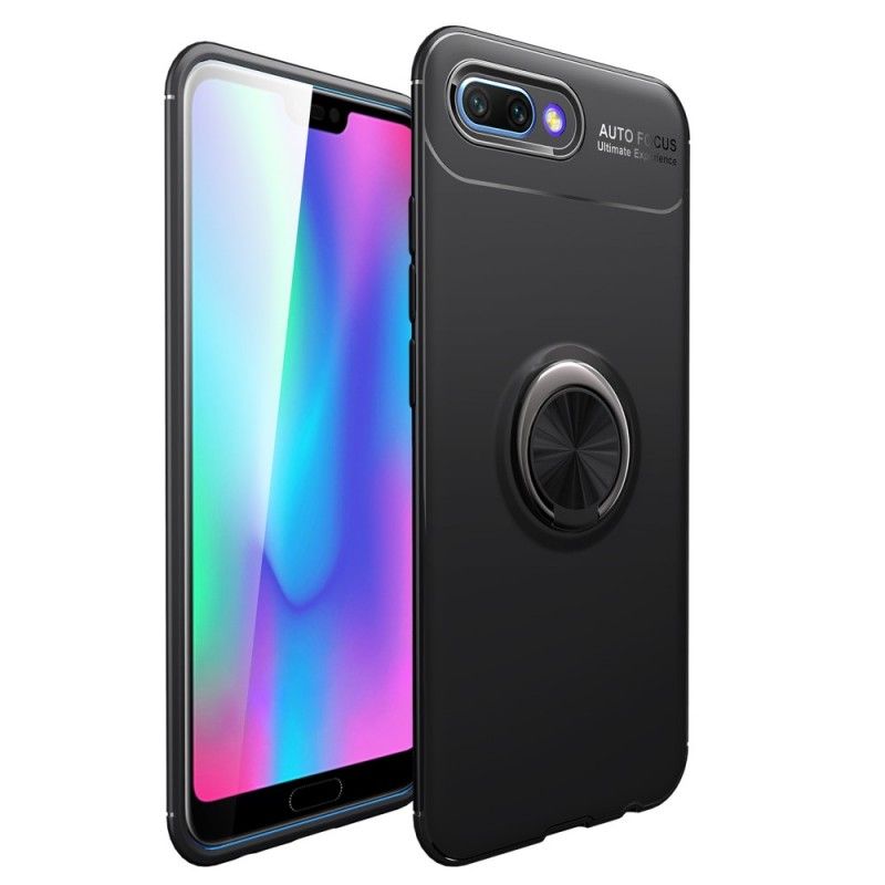 Hülle Für Honor 10 Schwarz Ultramagnetischer Ring