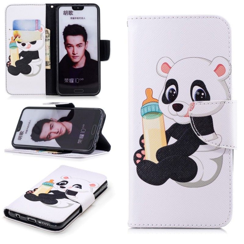 Lederhüllen Honor 10 Babypanda