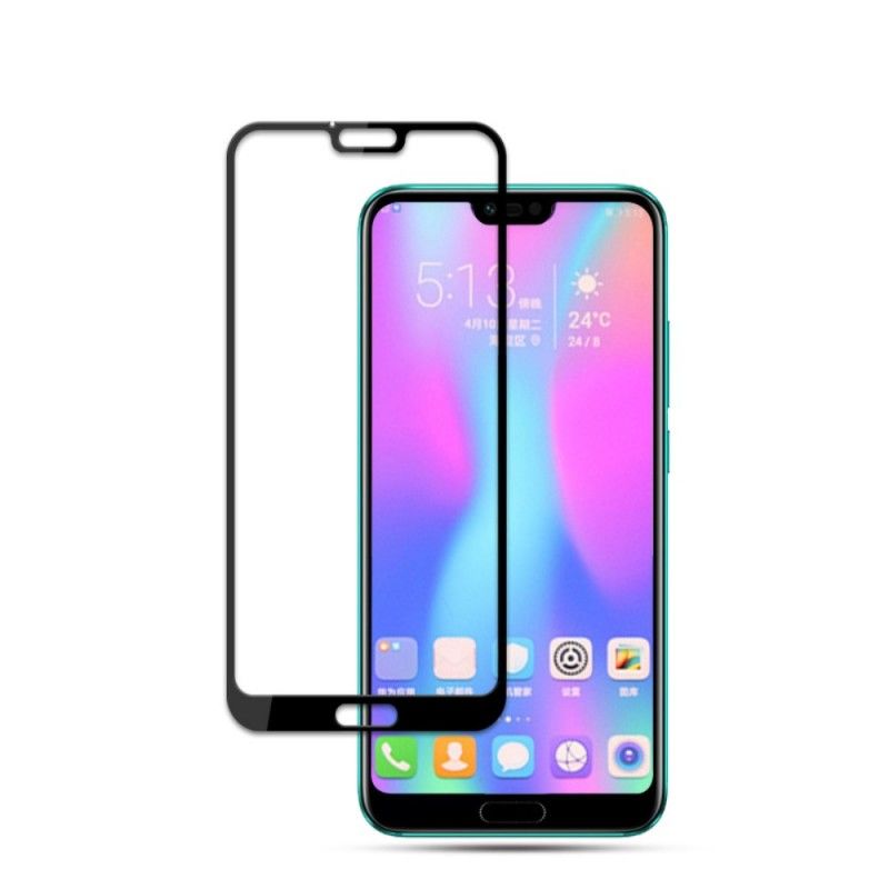 Schutz Aus Gehärtetem Glas Für Honor 10 Schwarz Mocolo