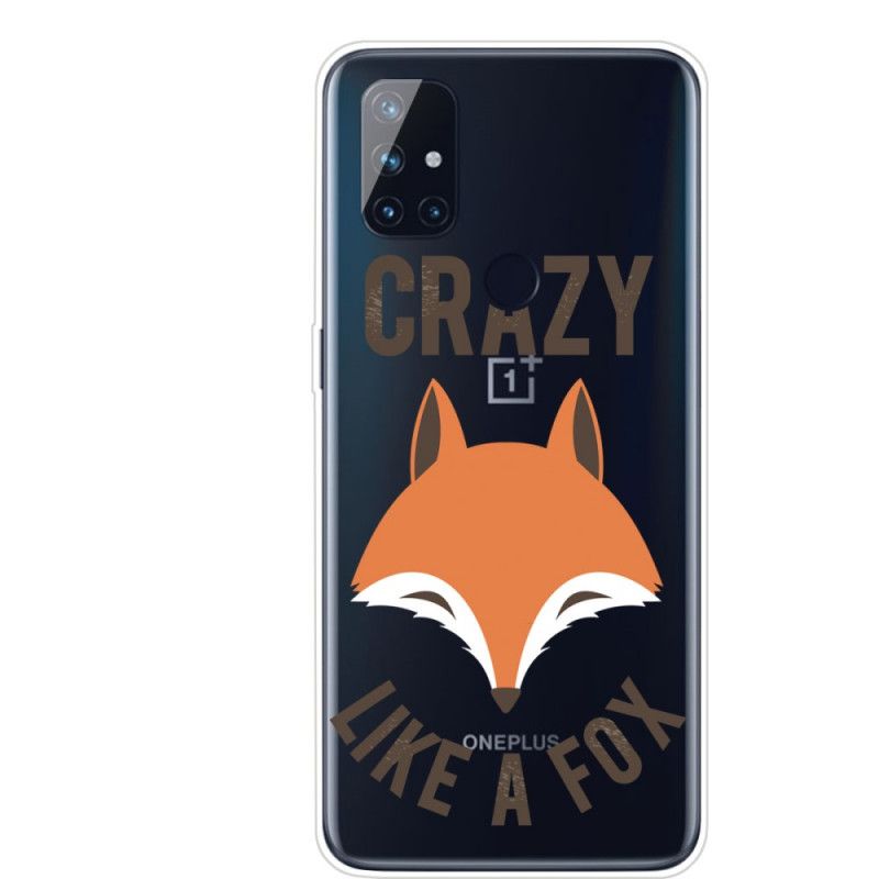 Hülle OnePlus Nord N100 Handyhülle Fuchs / Verrückt Wie Ein Fuchs