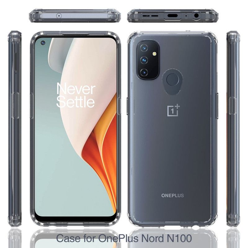 Hülle OnePlus Nord N100 Handyhülle Transparentes Hybriddesign