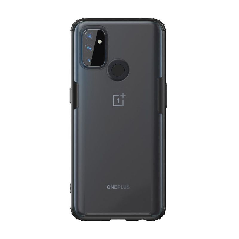 Hülle OnePlus Nord N100 Schwarz Rüstung Mit Gefrostetem Effekt