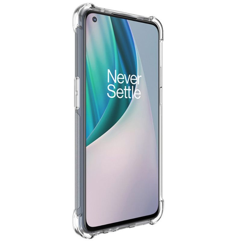 Hülle OnePlus Nord N100 Schwarz Transparentes Imak