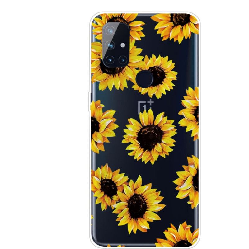 Hülle OnePlus Nord N100 Sonnenblumen