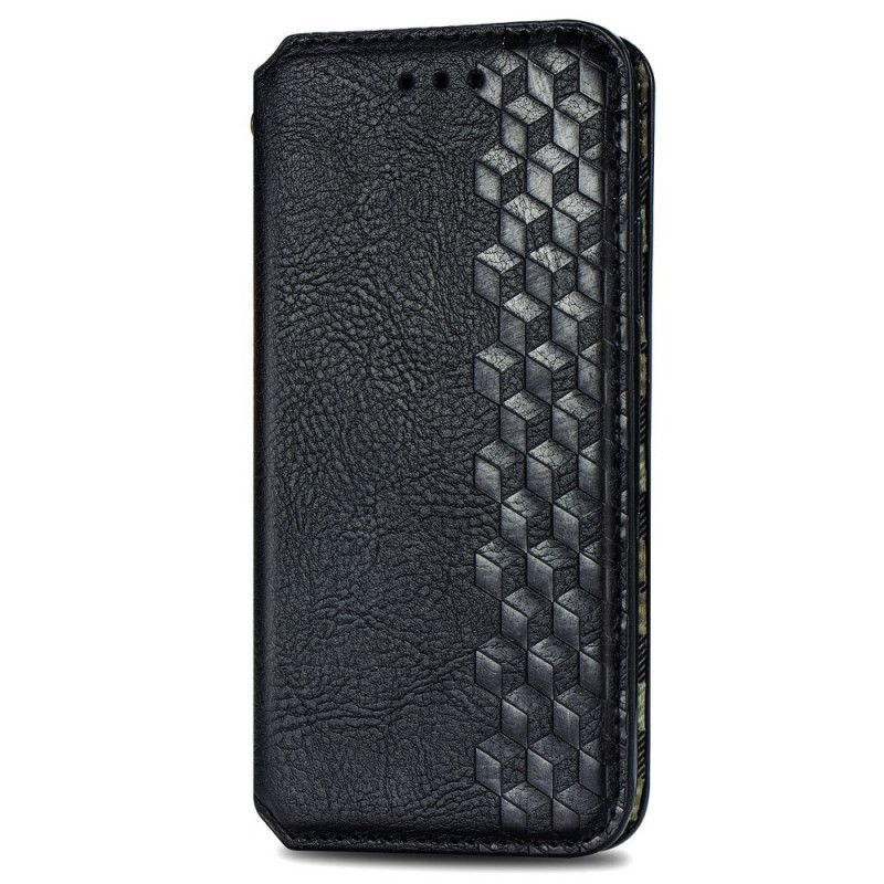 Flip Case Samsung Galaxy S20 FE Schwarz Kunstleder Mit Diamantstruktur