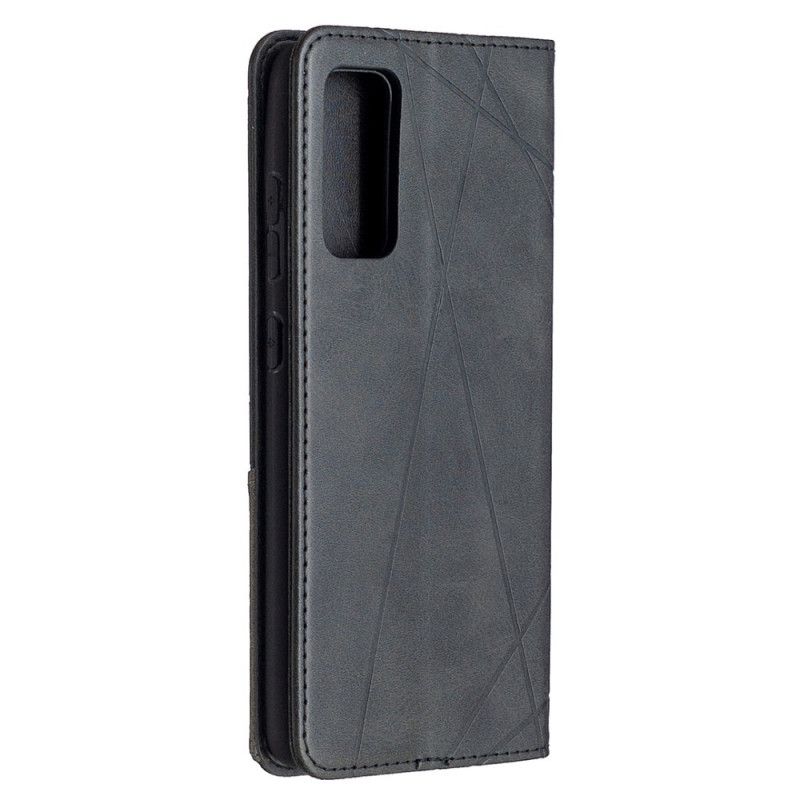 Flip Case Samsung Galaxy S20 FE Schwarz Künstlerstil