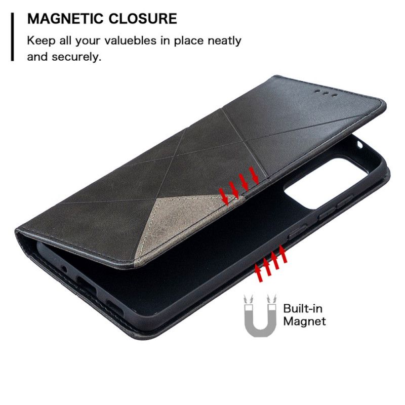 Flip Case Samsung Galaxy S20 FE Schwarz Künstlerstil