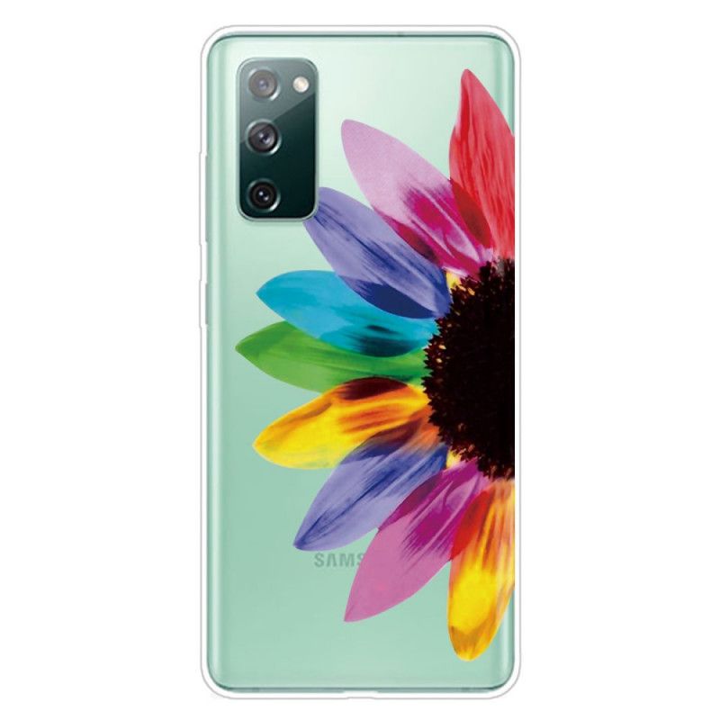 Hülle Für Samsung Galaxy S20 FE Farbige Blume