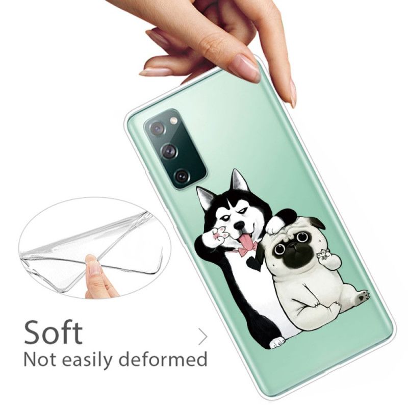 Hülle Für Samsung Galaxy S20 FE Lustige Hunde