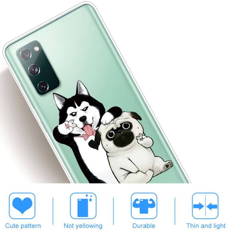 Hülle Für Samsung Galaxy S20 FE Lustige Hunde